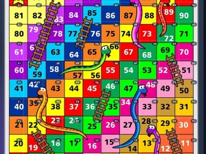 بازی ضرب مار و پله (دونفره)